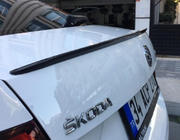 Skoda Octavia III A7 2013-2019 гг. Спойлер LIP (Sunplex, черный) (115,4см *6см) фото 1