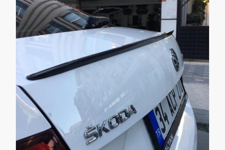 Skoda Octavia III A7 2013-2019 гг. Спойлер LIP (Sunplex, черный) (115,4см *6см) Image