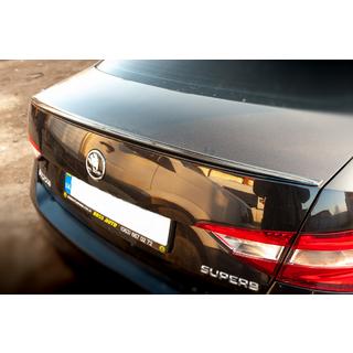 Skoda Superb 2016↗ гг Спойлер LIP (Sunplex, черный) (119,2см* 7,3см)
