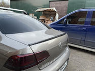 Volkswagen Passat B7 2012-2015 гг. Спойлер Lip (Sunplex, черный, для EU) (115,8см x 6,3см) фото 3
