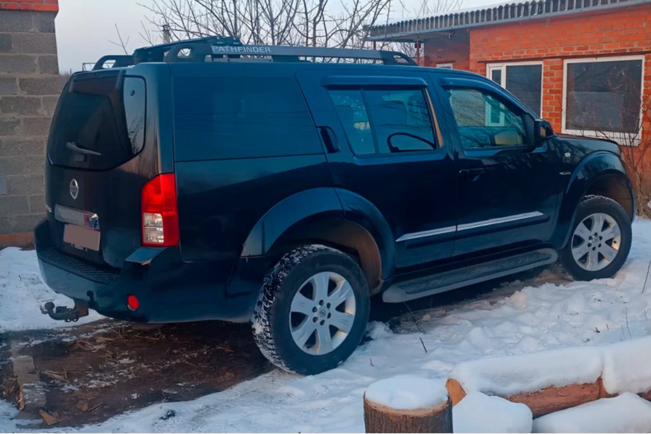 Nissan Pathfinder R51 2005-2014 гг. Ветровики на окна (4 шт, HIC) Фото 4