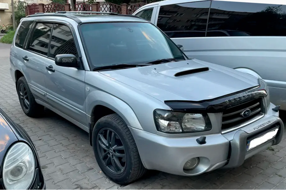 Subaru Forester 2002-2008 гг. Ветровики на окна (2 шт, HIC)