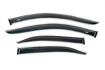 Toyota Camry 2006-2011 гг. Ветровики с хромированным молдингом (USA, 4 шт, HIC) фото 1