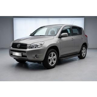 Боковые Подножки Maya V2 Черные (2 шт., Алюминий) Toyota Rav 4 2006-2013 гг. фото 1