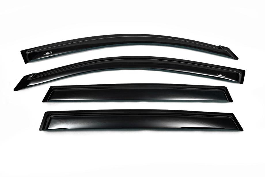 Toyota Rav 4 2006-2013 гг. Ветровики Long (4 шт, HIC) Фото 1