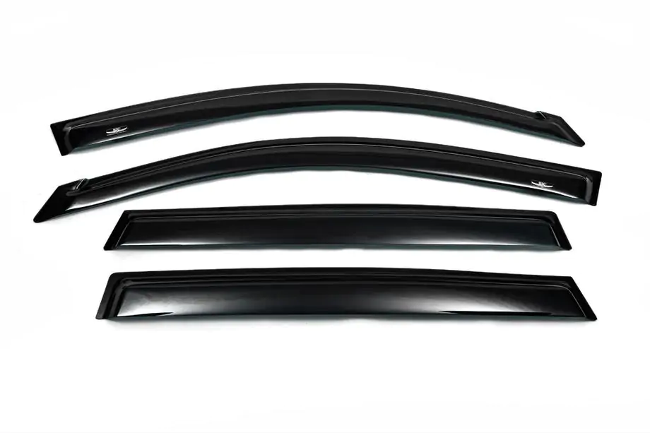 Toyota Rav 4 2006-2013 гг. Ветровики Long (4 шт, HIC) Фото 1