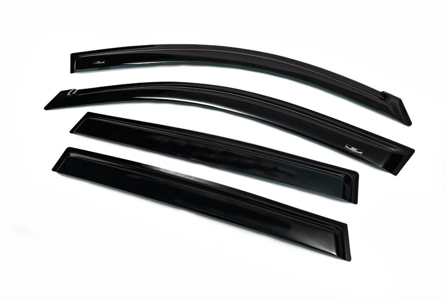 Toyota Rav 4 2006-2013 гг. Ветровики Long (4 шт, HIC) Фото 2