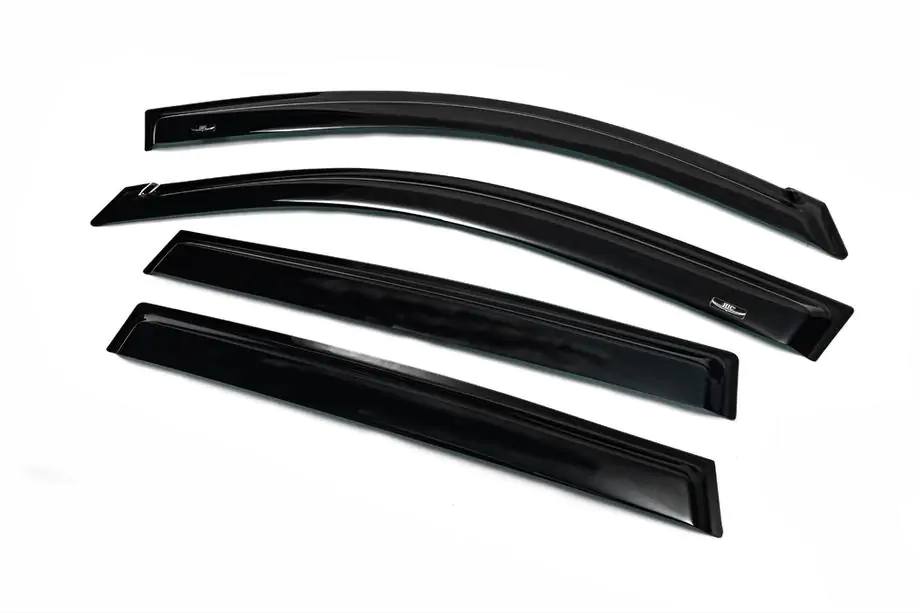 Toyota Rav 4 2006-2013 гг. Ветровики Long (4 шт, HIC) Фото 2