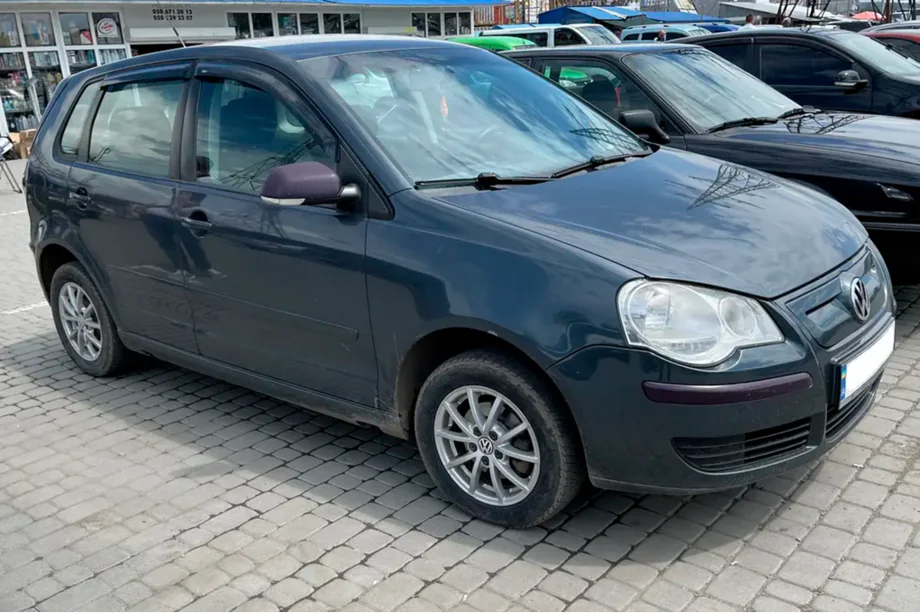 Volkswagen Polo 2001-2009 гг. Ветровики 2001-2005 HB/5D (4 шт, HIC) Фото 1