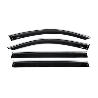 Ветровики с хромированным молдингом Allspace LWB (4 шт, HIC) фото 1