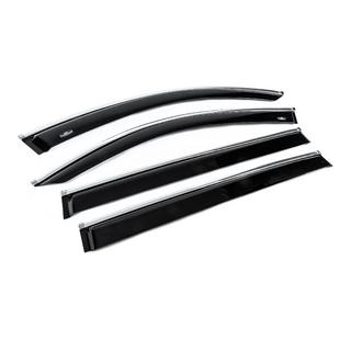 Ветровики с хромированным молдингом Allspace LWB (4 шт, HIC) фото 3