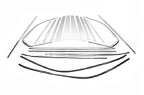 BMW X5 E70 2007-2013 гг. Полное Обрамление Стекол Нержавейка фото 2