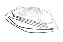 BMW X5 E70 2007-2013 гг. Полное Обрамление Стекол Нержавейка фото 3