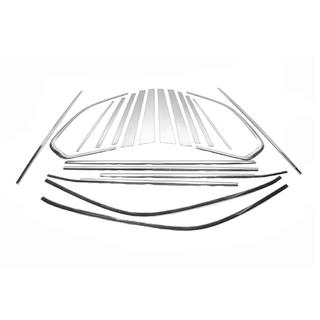 Полное Обрамление Стекол Нержавейка BMW X5 E70 2007-2013 гг. фото 2