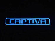 Chevrolet Captiva 2006-2019 гг. Накладки на пороги Libao LED (2006-2011, 4 шт, нержавейка) фото 3