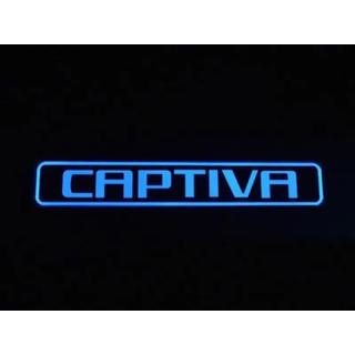 Накладки на пороги Libao LED (2006-2011, 4 шт, нержавейка) Chevrolet Captiva 2006-2019 гг. фото 3