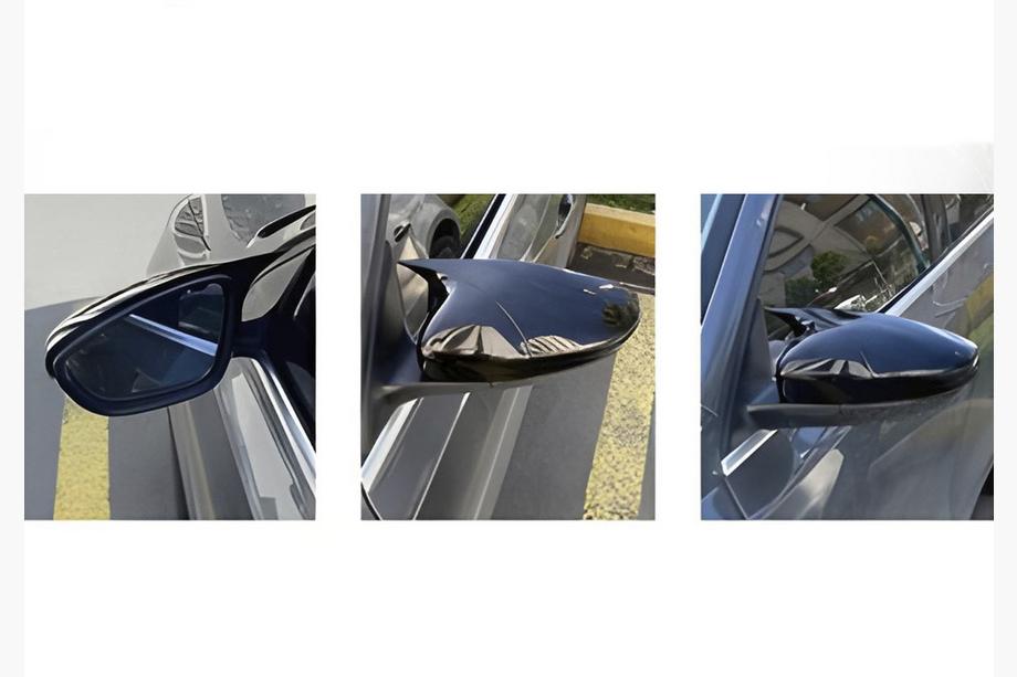 Накладки на зеркала без выреза под поворотник в стиле BMW (2 шт) Image