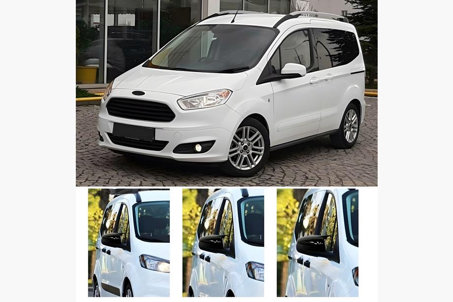 Ford Courier 2014-2023 гг. Накладки на Зеркала BMW-Style (2018↗, 2 шт) Фото 5