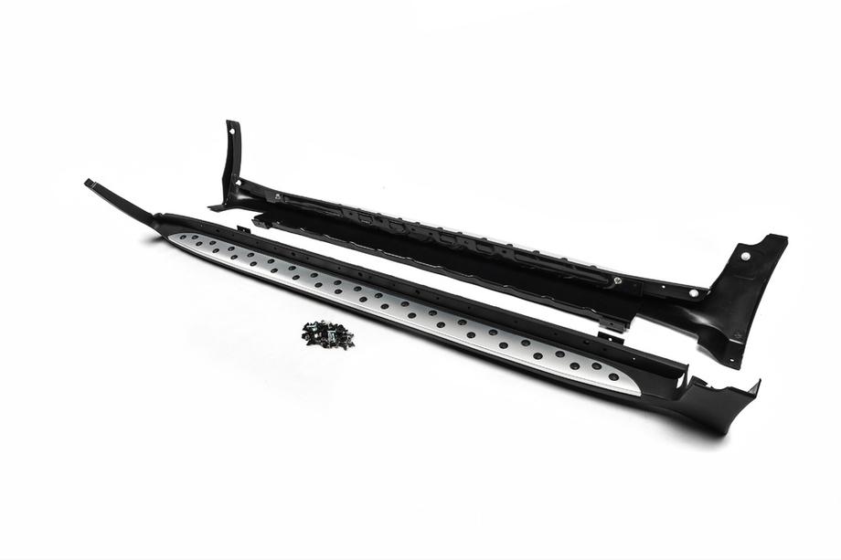 Chevrolet Trax 2012-2023 гг. Боковые Подножки OEM V1 (2 шт., Алюминий) Image