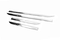 Хромированные молдинги дверей (4 шт, ABS) фото 3