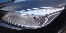 Ford Kuga/Escape 2013-2019 гг. Накладки на Фары 2013-2016 (ABS) фото 2