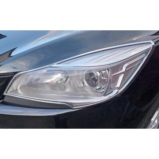 Накладки на Фары 2013-2016 (ABS) Ford Kuga/Escape 2013-2019 гг. фото 1