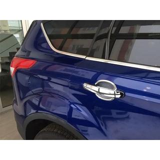 Хромированные накладки под ручки (4 шт, ABS) Ford Kuga/Escape 2013-2019 гг. фото 1
