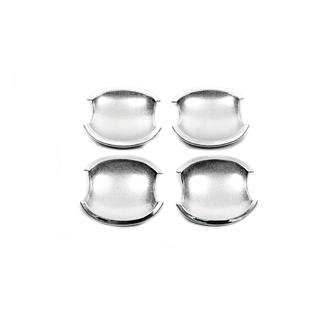 Хромированные накладки под ручки (4 шт, ABS) Ford Kuga/Escape 2013-2019 гг. фото 2