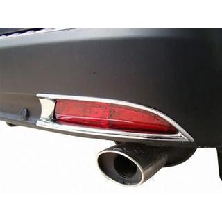 Хромированные накладки на задние противотуманные фары (2 шт, ABS) Honda CRV 2012-2016 гг. фото 1