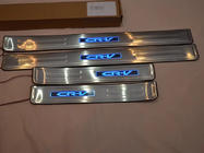 Honda CRV 2012-2016 гг. Накладки на пороги Libao LED (4 шт, нержавейка) фото 3