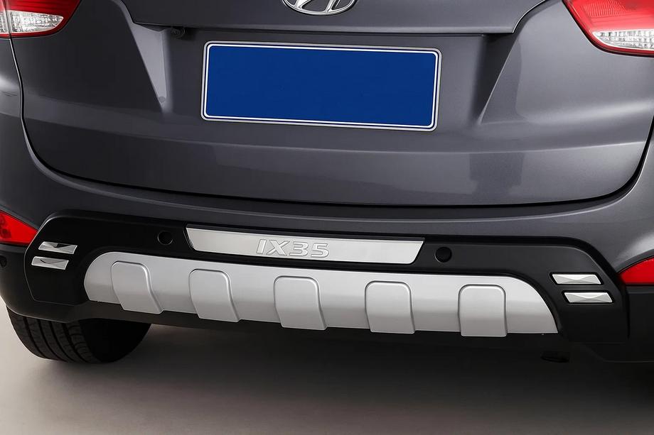Hyundai IX-35 2010-2015 гг. Задний пластиковый диффузор V4 Image