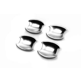 Хромированные накладки под ручки (4 шт, ABS) Hyundai IX-35 2010-2015 гг. фото 4