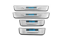 Накладки на пороги Libao LED (4 шт, нержавейка) фото 1 Накладки на пороги Libao LED (4 шт, нержавейка) фото 1