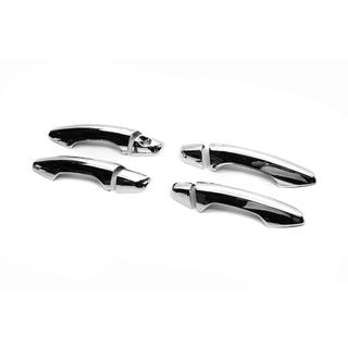 Накладки на дверные ручки (4 шт, ABS) Hyundai Santa Fe 3 2012-2018 гг. фото 2