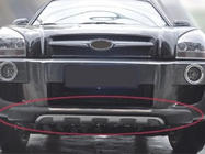 Hyundai Tucson JM 2004- гг. Передняя накладка Libao (пластик) фото 3