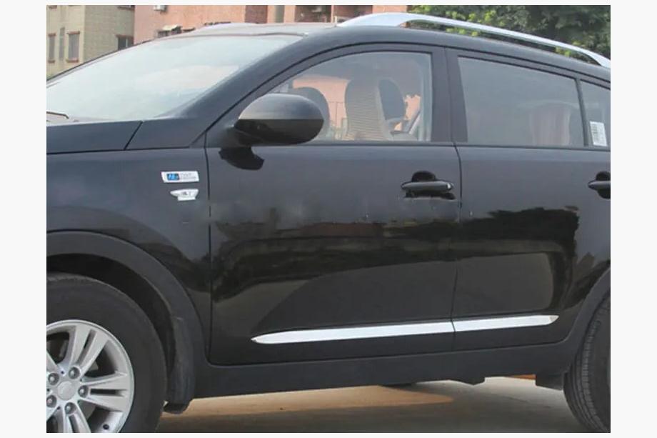 Kia Sportage 2010-2015 гг. Дверные молдинги Libao (пластик) Image