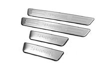 Kia Sportage 2010-2015 гг. Накладки на пороги из нержавейки Libao фото 1