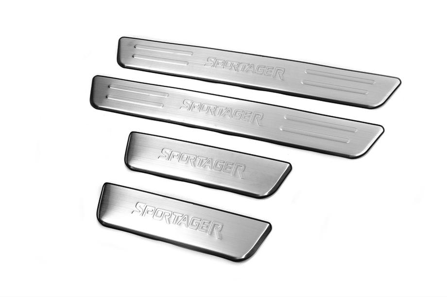 Kia Sportage 2010-2015 гг. Накладки на пороги из нержавейки Libao Image