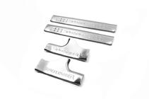 Kia Sportage 2010-2015 гг. Накладки на внутренние пороги из нержавейки Libao (4 шт) фото 2