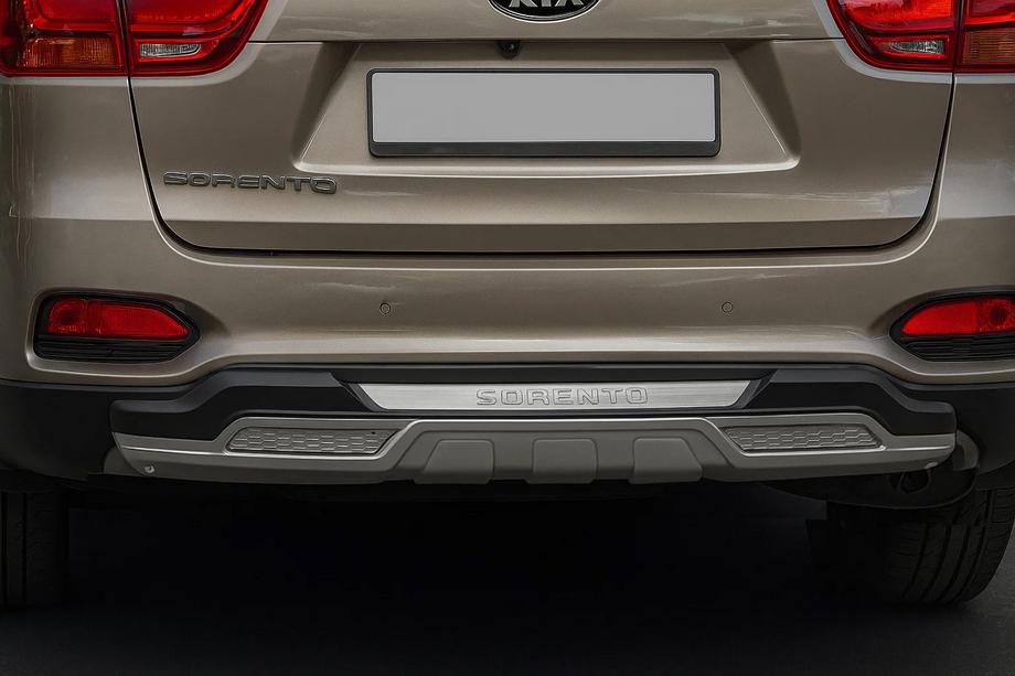 Kia Sorento III UM 2014-2020 гг. Накладка на Задний Бампер Libao V2 Image