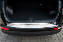 Накладка на задний бампер Libao 2015-2018 нержавейка фото 1