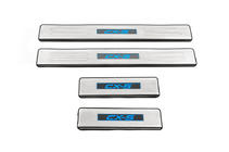 Mazda CX-5 2012-2017 гг. Накладки на пороги Libao LED (4 шт, нержавейка) фото 2