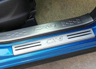 Mazda CX-5 2012-2017 гг. Накладки на пороги Libao (4 шт, нержавейка) фото 1