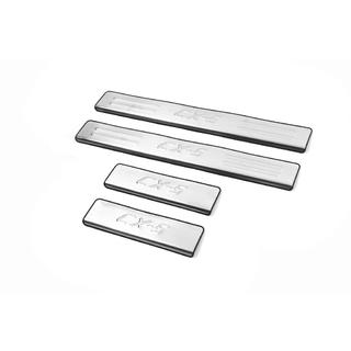 Накладки на пороги Libao (4 шт, нержавейка) Mazda CX-5 2012-2017 гг. фото 4