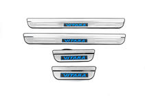 Suzuki Vitara 2015- гг. Накладки на пороги Libao LED (4 шт, нержавейка) фото 1