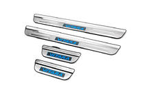 Suzuki Vitara 2015- гг. Накладки на пороги Libao LED (4 шт, нержавейка) фото 2