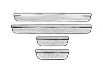 Suzuki Vitara 2015- гг. Накладки на пороги Libao (4 шт, нержавейка) фото 2