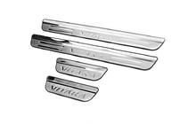 Suzuki Vitara 2015- гг. Накладки на пороги Libao (4 шт, нержавейка) фото 1