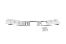 Mitsubishi Outlander 2012-2021 гг. Накладка на порог багажника Libao (нержавейка) фото 2