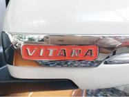 Suzuki Vitara 2015- гг. Хромированные накладки-полоски на зеркала (ABS) фото 2